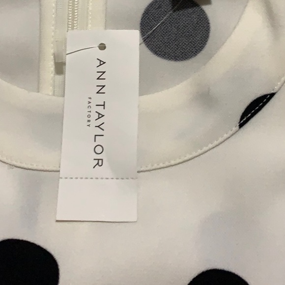 Ann Taylor Factory polka dot dress size 6 - Picture 6 of 6